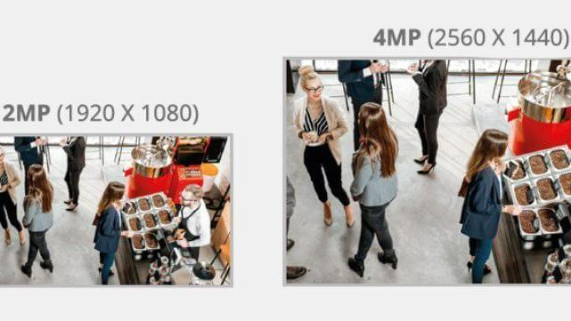 4 MP un 2 MP kameras izšķirtspēja