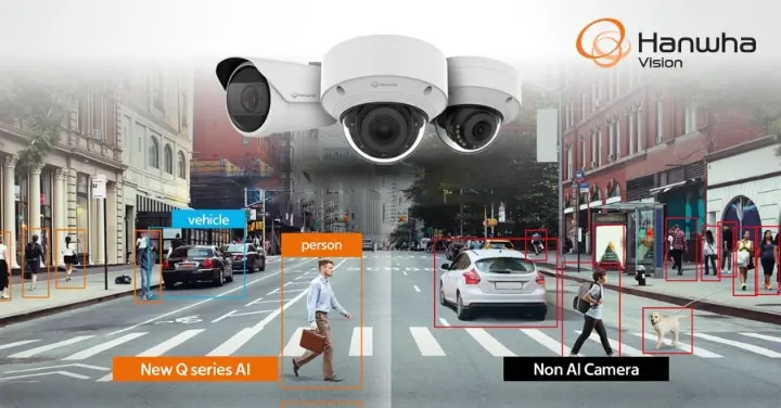Hanwha Vision Q AI fiksētās kameras