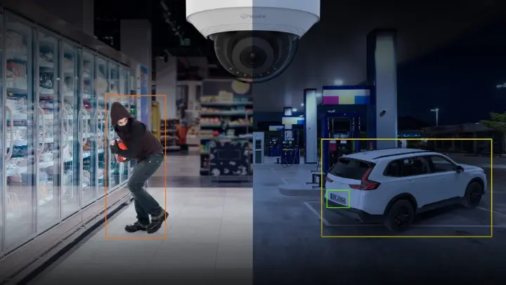Augstas izšķirtspējas fisheye kameras, Hanwha Vision