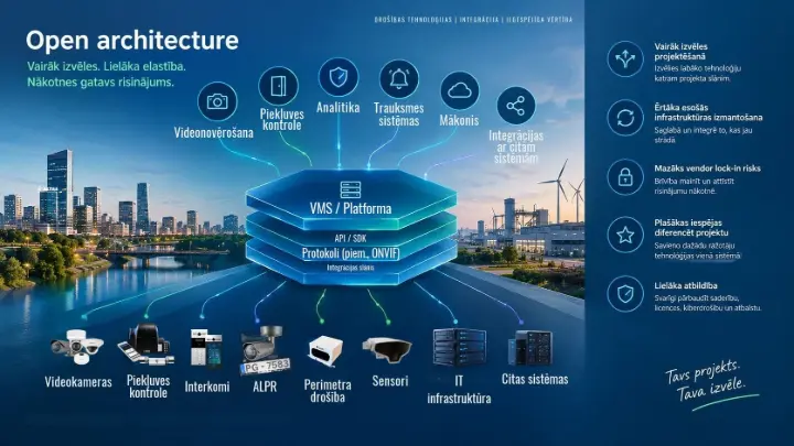 Open architecture - GENETEC un DIGIFORT vērtība ALTAS drošības tehnoloģijas